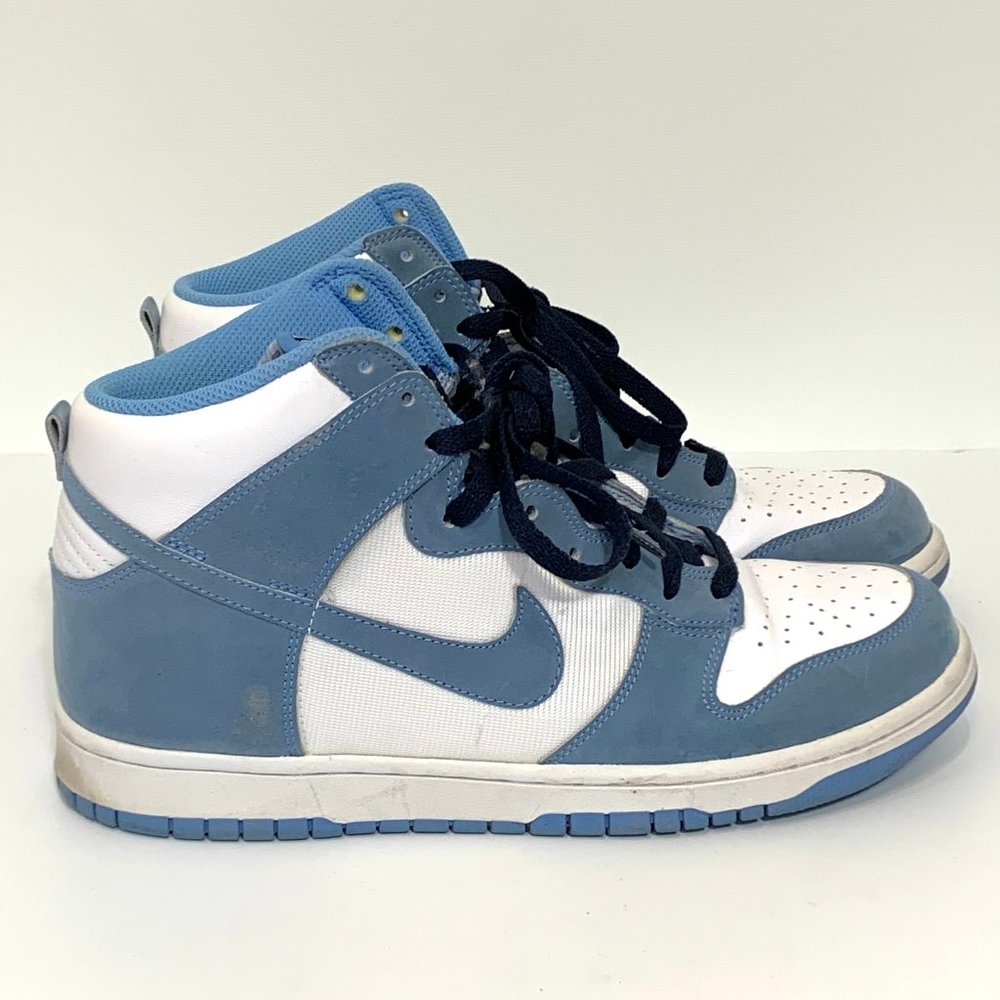 Nike Dunk High University Blue/White 317982-412 Size 10
